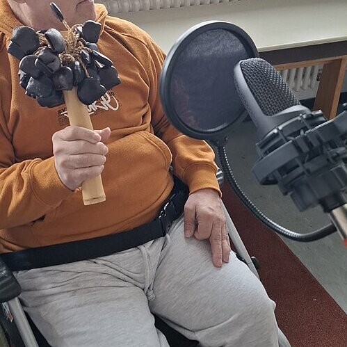 Mikrophon im Tonstudio