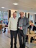 Eberhard Engeroff und Rolf Müßig beim 40-jährigen Jubiläum der Arche