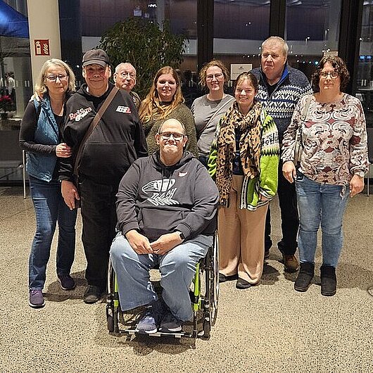 Gruppenfoto der Konzertbesucher des AUW